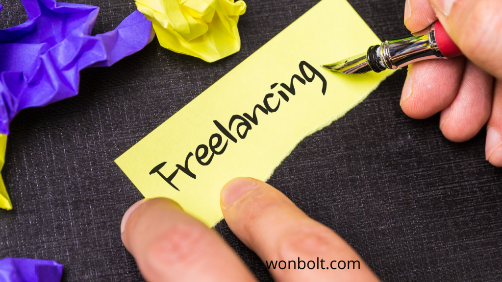 What does Freelancing mean?