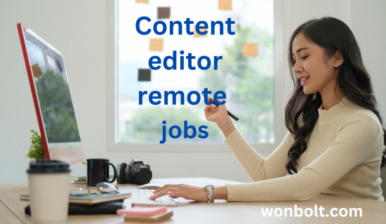 Content Editor remote jobs online earning