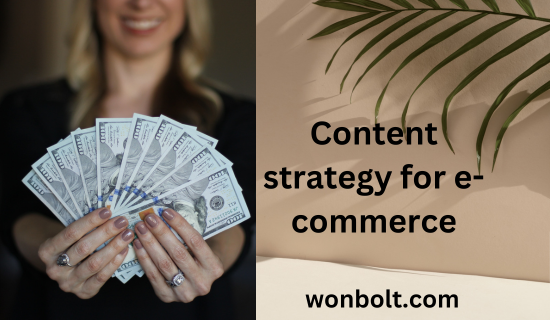 content strategy for ecommerce