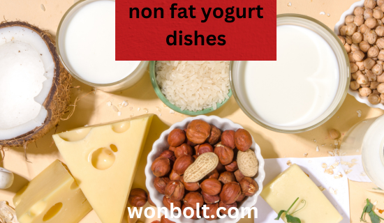 yogurt non-fat dishes