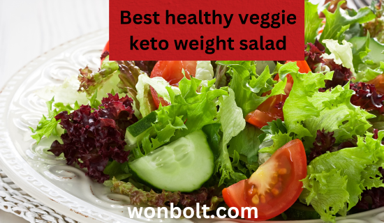 best healthy veggie keto salad