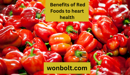 Red Bell Peppers: Benefits of red foods to heart health 