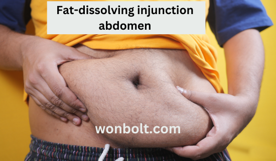 fat dissolving injunction abdomen