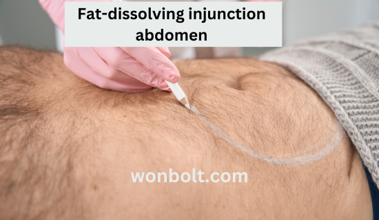 fat dissolving injunction abdomen