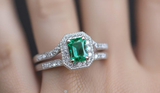 engagement rings emerald cut