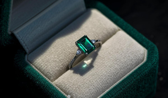 engagement rings emerald cut