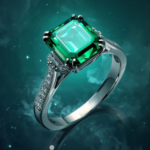 engagement rings emerald cut