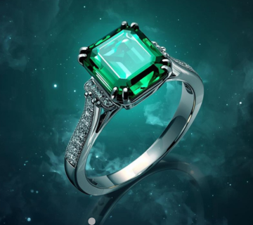 engagement rings emerald cut