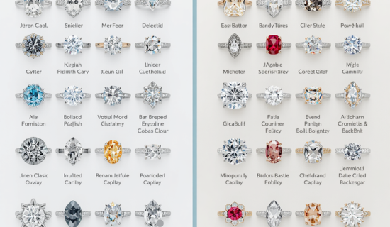 engagement ring styles chart