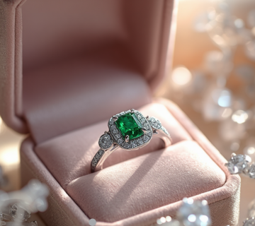 engagement rings emerald
