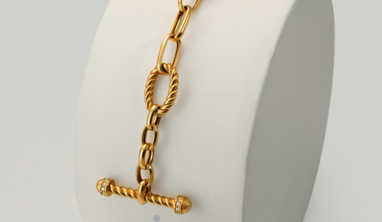 gold tennis bracelet