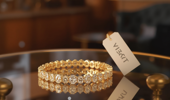 gold tennis bracelet price