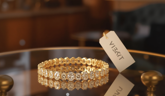 gold tennis bracelet price