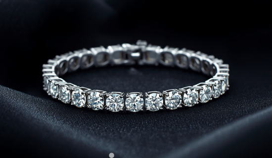 lab created diamond tennis bracelet