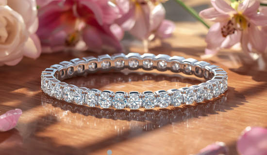 lab created diamond tennis bracelet