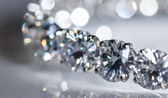 lab created diamond tennis bracelet