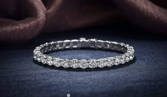 lab created diamond tennis bracelet