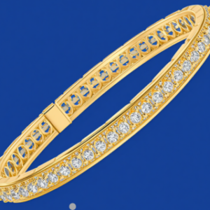 tennis bracelet in gold