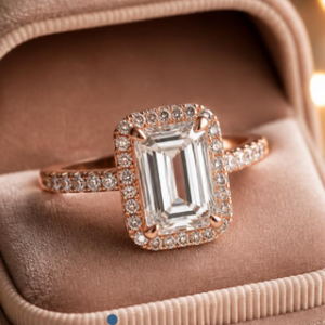 engagement rings emerald cut