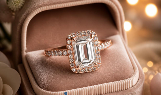 engagement rings emerald cut