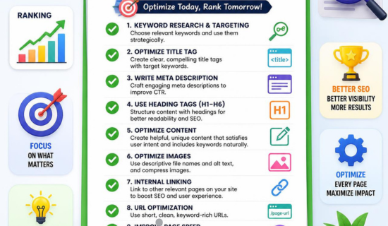 on page seo work list