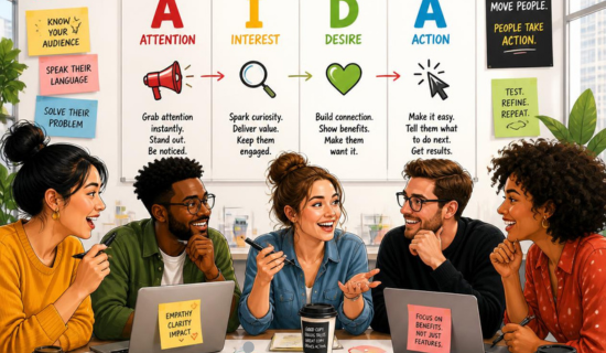 aida copywriting example